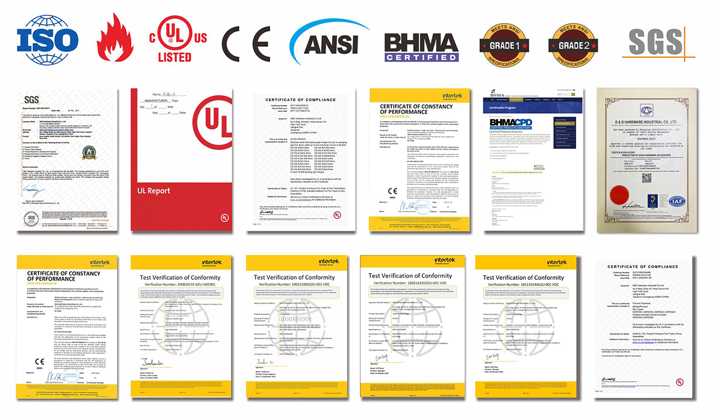 Ul Certification Fire Rated Sus Mortise Fitting Door Hinge Ddss